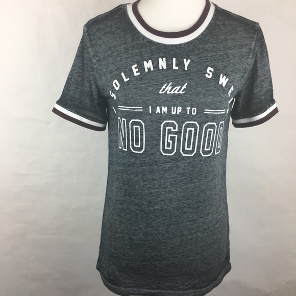 Harry Potter Tops - Harry Potter I Solemnly Swear... No Good Tee Shirt